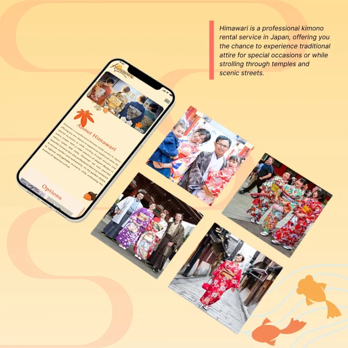 Dự Án Website HIMAWARI KIMONO SUKI