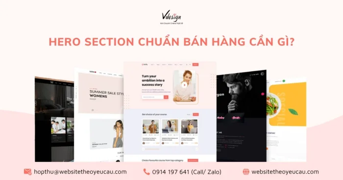 Hero Section chuẩn bán hàng cần gì?