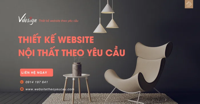 Thiết kế Website Nội Thất theo yêu cầu - Phong cách Minamalism Tối Giản, Tinh Tế | Công ty VDesign