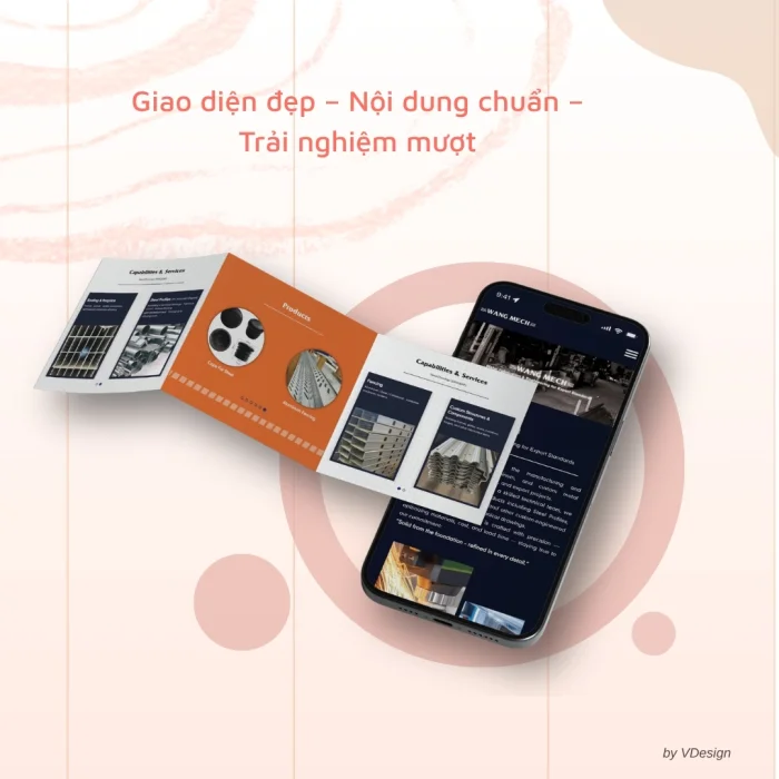 Dự Án Landing Page WANG MECH