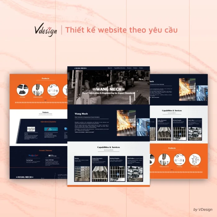 Dự Án Landing Page WANG MECH