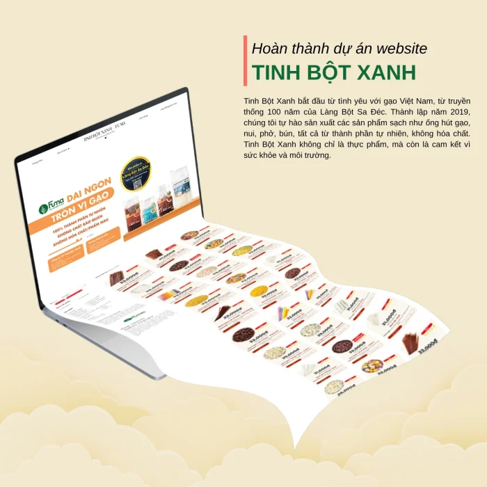 Dự Án Website TINH BỘT XANH