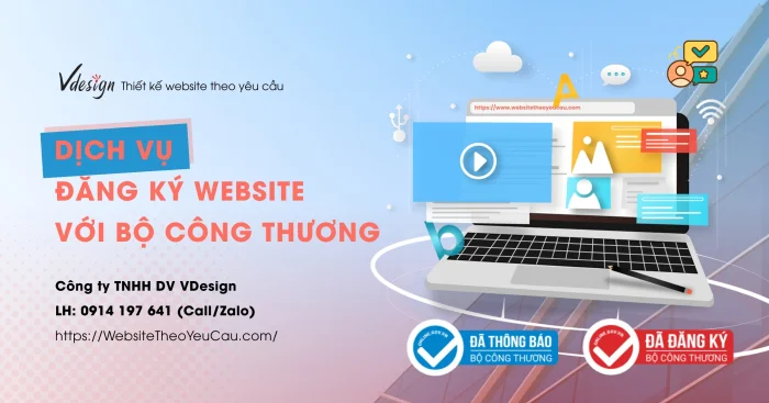 Dịch Vụ Đăng Ký Website Với Bộ Công Thương | Công ty VDesign