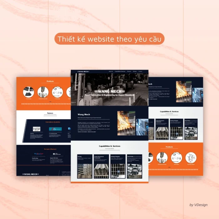 Dự Án Landing Page WANG MECH