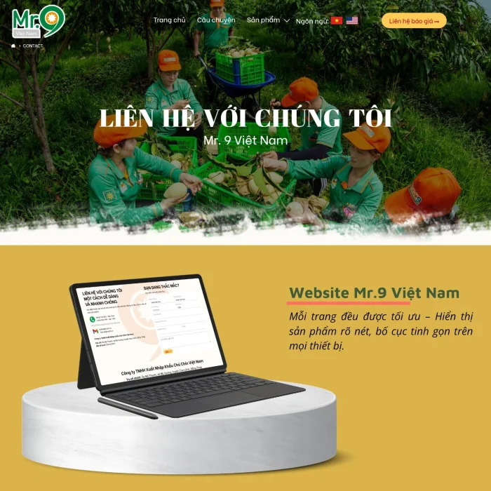 Dự Án Website MR.9 VIỆT NAM