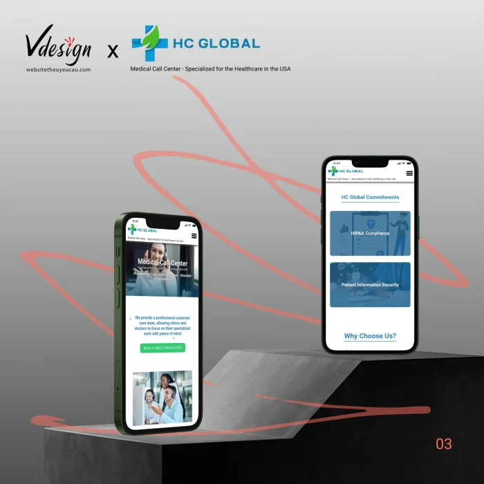 Dự Án Landing Page The HC Global