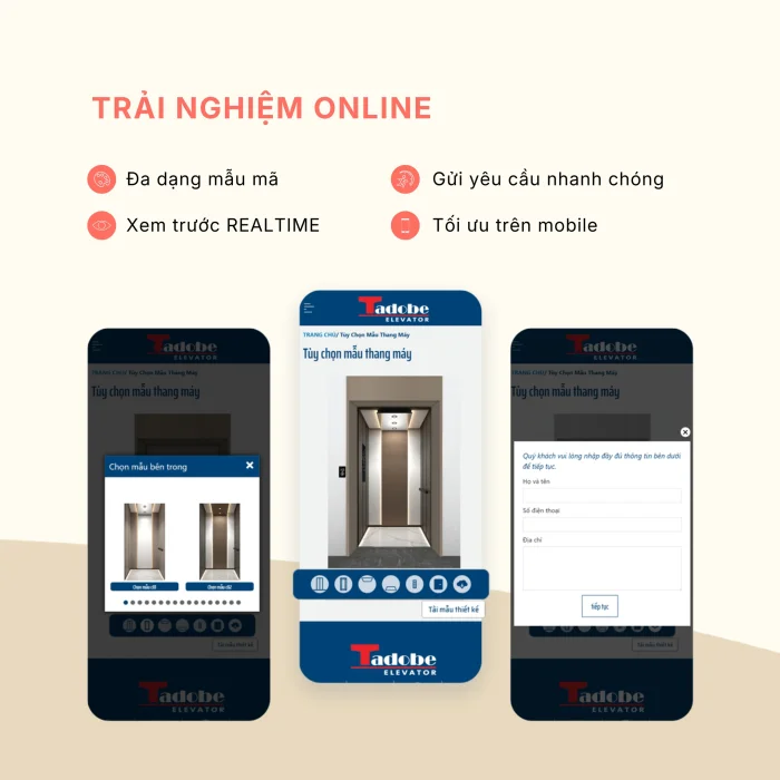 Dự Án Website THANG MÁY TADOBE